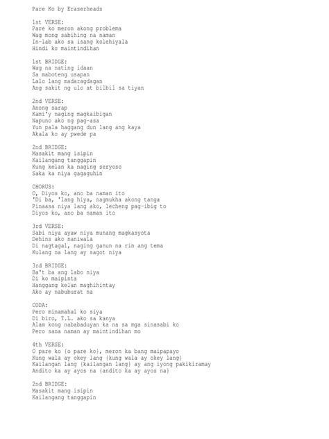 pare kolyrics|Pare Ko .